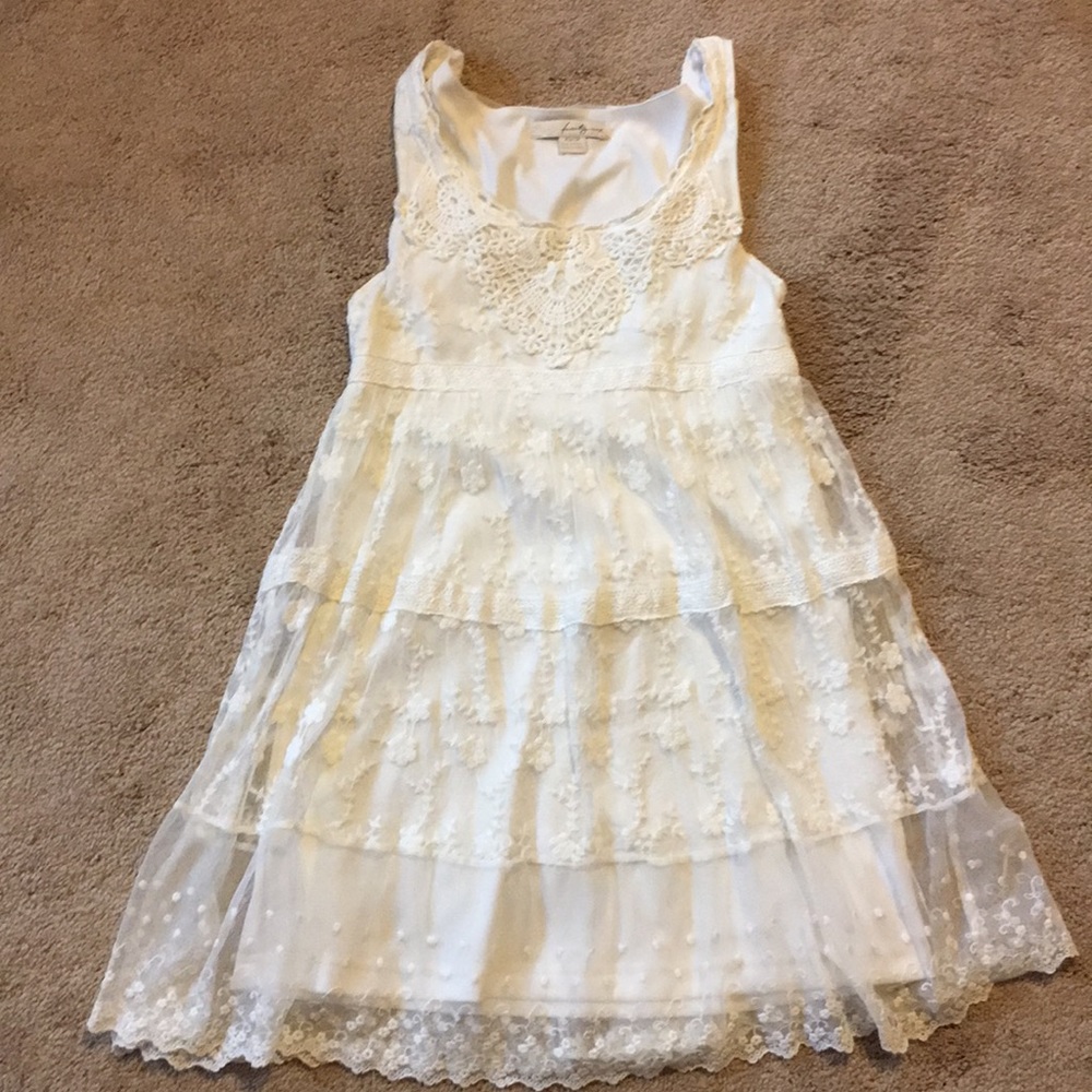 Adorable white lacy dress